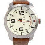 Montre Homme TOMMY HILFIGER Bracelet en  cuir marron  Advanced Office