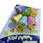 image. Paquet de 6 Tampons Kids MOBS Emoji Stamps Multi-couleurs  -  Advanced Office Algérie