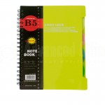 Note book Spiral HAIZHIJIE 16K-H304 B5 190 x 260mm 4 intercalaires - Advanced Office