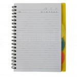 Note book Spiral HAIZHIJIE 16K-H339 B5 190 x 260mm 4 intercalaires  -  Advanced Office