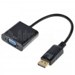 Adaptateur DP male /VGA femelle m.couleur  -  Advanced Office