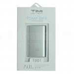 Power Bank TIMI Metal Shell T001, 7 500 Mah, 2 USB, Type C,  -   Advanced Office