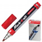 Marqueur permanent STABILO Mark-4-all Rond Rouge, Advanced Office