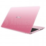 Laptop ASUS VivoBook E203MA-FD016, Intel Celeron Dual-Core N4000, 4Go, 64Go eMMC, 11.6", FreeDos, Rose perle  -  Advanced Office