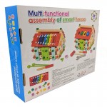 Jeux éducatif en bois Multi-function assembly of smart house jeu d’assemblage Maison Puzzle Chiffres et Formes  -  Advanced Office