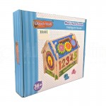 Jeux éducatif en bois Multi-functional Intelligent house jeu d’assemblage Maison Puzzle Chiffres et Formes  -  Advanced Office