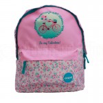 Sac à Dos Scolaire Cristal CR-3710 Double poche Fille 