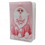 Notebook écolier YAMPAP, Couverture en simili cuir Multi motif Marry christmas, pages feuilles lignée, Multi couleurs