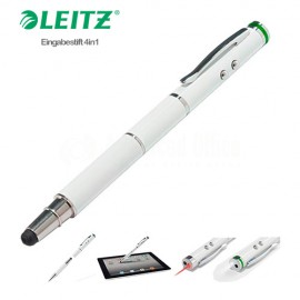 Stylet LEITZ Eingabestift 4in1 (stylo + stylet + pointeur laser+ lamp LED) Blanc