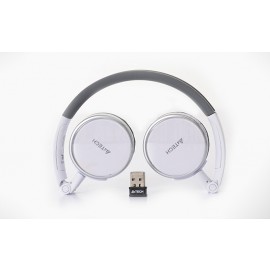 Casque Microphone sans fil A4TECH rechargeable Blanc