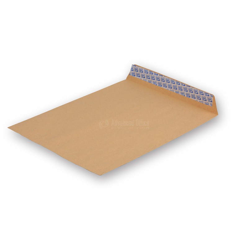 3110036:Enveloppes, ft 162 x 229 mm avec bande adhésive, en papier kraft de  90 g, brun, boîte de 500 pièces