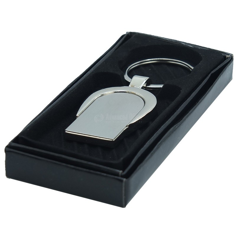 Porte-clé métallique rectangulaire personnalisé avec photo. 2 côtés. Un  cadeau unique, original et exclusif. Plusieurs modèles. : : Mode