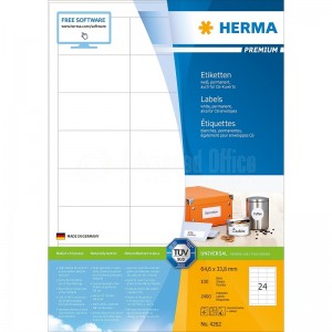 Rame autocollants HERMA 2400 étiquettes  -  Advanced Office