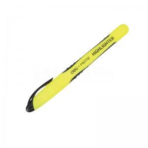 Surligneur fluorescent DELI EU35170 Mate Highlighter pointe coupée 1-5mm Jaune  -  Advanced Office