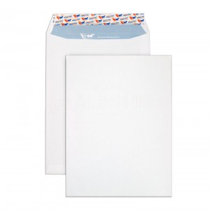 Pochette de 10 enveloppes A4 blanche auto adhésive 229 x 324