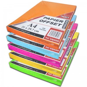 Rame de papier couleur FABS A4 80g 250 feuilles rose  -  Advanced Office Algérie