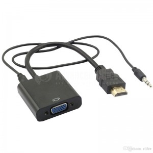 Convertisseur HDMI/VGA audio