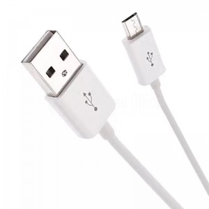 Câble data UNIROSS USB vers Micro USB 2m  Blanc