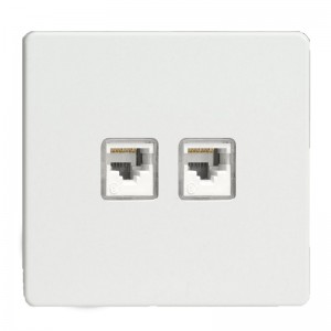 Prise murale RJ45 Double DINTEK / INTEX