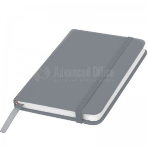 NoteBook A6 Gris à fermeture élastique