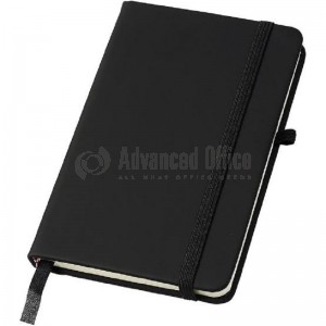 NoteBook A6 Noir à fermeture élastique