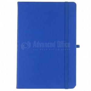 NoteBook B5 Bleu à fermeture élastique