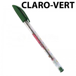 Stylo à bille CLARO Fantaisie Designe 2 Vert CL-3047V  -  Advanced Office Algérie