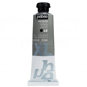 Tube peinture à huile PEBEO Fine Xl Gris Neutre 37 ml