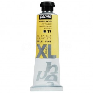 Tube peinture à huile PEBEO Fine Xl Jaune de naples 37 ml