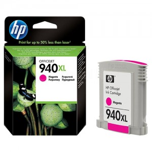 Cartouche HP 940XL Magenta pour Officejet Pro 8000/ 8500 series/ 8500A series 1400 pages
