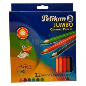 Boite de 12 crayons de couleur Jumbo PELIKAN GM