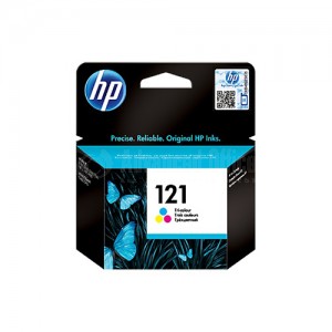 Cartouche HP 121 Couleur pour Deskjet D2563/F2483/F4583, Photosmart C4683/C4783