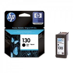 Cartouche HP 130 Noir pour Deskjet 6983/5943/9803, Officejet K7103/7410, Photosmart D5063/8753