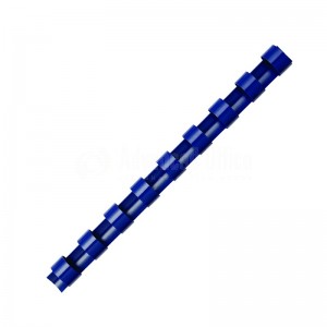 Boite de 25 spirale FELLOWES à 21 anneaux 6 mm Bleu