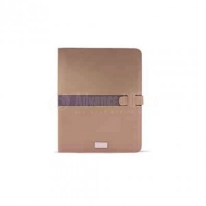 Porte folio A4 avec bloc note et calculatrice RIDEX Beige