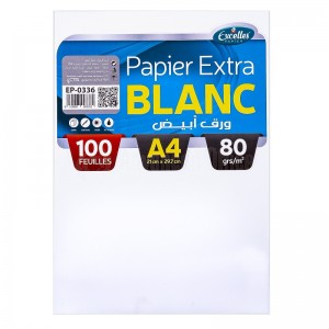 Rame de papier EXCELLES A5 Extra Blanc 80g 250 Feuilles ALL WHAT