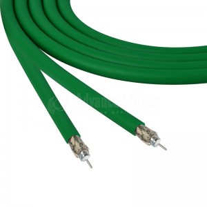 Câble Coaxial RG59 Vert avec Alim