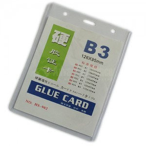 Porte badge B3 vertical 126 x 95mm