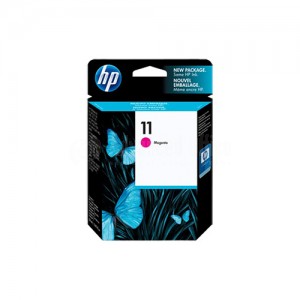 Cartouche HP 11 Magenta pour Designjet 100/110/120, Inkjet 1000/1100/1200/2300/2800/2600