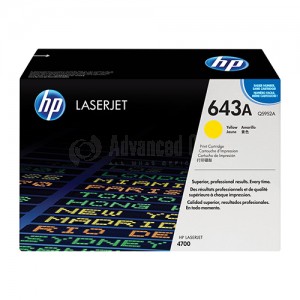 Toner HP 643A Yellow pour Laserjet 4700