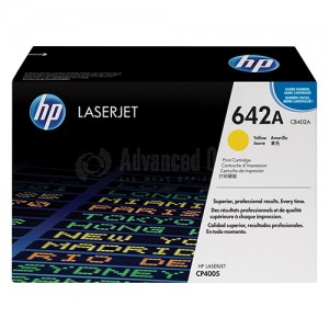 Toner HP 642A Yellow pour Laserjet CP4005
