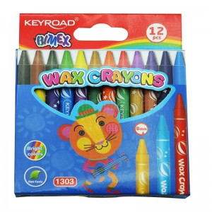 Boite de 12 crayons à cire KEYROAD PM