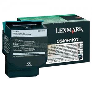 Toner LEXMARK C540H Noir pour C540/C543/C544/X543/X544/X546/X548 haute capacité