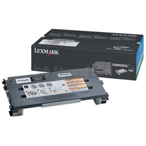 Toner LEXMARK C500h Haute capacité Noir pour C500/X500/X502