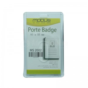 Porte badge Dur Vertical 55 x 85 mm MODUS