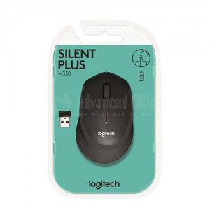 Souris sans fil LOGITECH M330 Silent Plus Noir