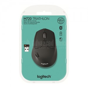 Souris sans fil LOGITECH M720 Triathlon multi-ordinateurs Bluetooth Noir