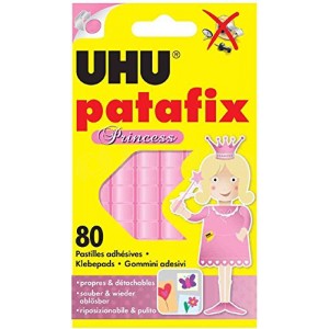 Colle UHU patafix princess 80 pastilles