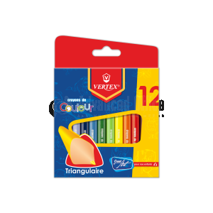 Boite de 12 crayons de couleur VERTEX Color Max PM