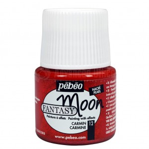Flacon de peinture PEBEO Fantasy Moon de 45ml Carmin
